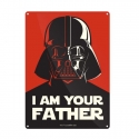 Star Wars - Panneau métal I Am Your Father 21 x 15 cm