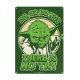 Star Wars - Panneau métal Yoda Try 21 x 15 cm