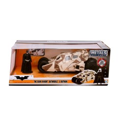 Batman - The Dark Knight 1/24 2008 Batmobile Camo métal avec figurine