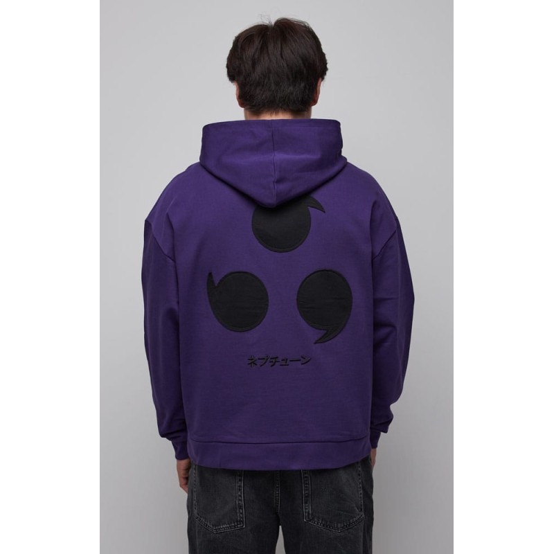 Sweat à Capuche Naruto Shippuden Sasuke Sharingan - Taille S - Unisexe - Noir