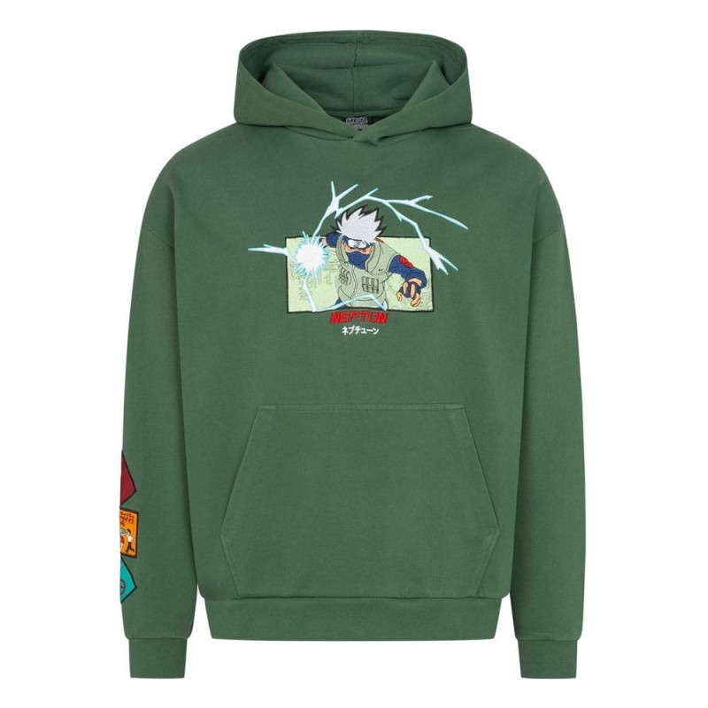 - Naruto Shippuden sweater ÃÂ  capuche Graphic Green 