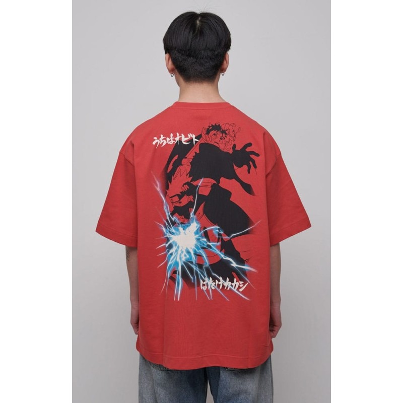 - Naruto Shippuden T-Shirt Graphic Red - Naruto Shippuden T-Shirt Graphic Red