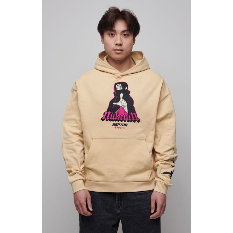 - Naruto Shippuden sweater ÃÂ  capuche Graphic Beige 