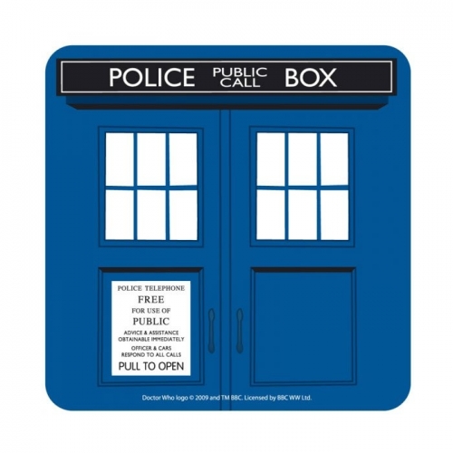 Doctor Who - Pack de 6 sous-verres Tardis