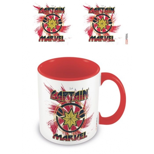 Captain Marvel - Mug Coloured Inner Rock