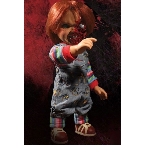 Chucky Jeu d'enfant 3 - Poupée parlante Designer Series Pizza Face 38 cm -  Figurine-Discount