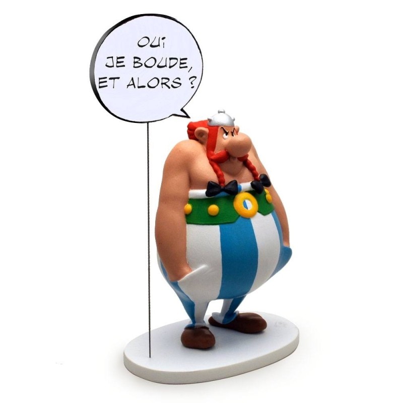 Asterix statuette - Collectoys Collection -Obelix et la pile d'albums