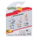 Pokémon - Pack 3 figurines Battle Figure Set Pikachu (Female), Funécire, Ramoloss 5 cm