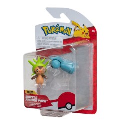 Pokémon - Pack 2 figurines Battle Figure First Partner Set Marisson, Terhal 5 cm