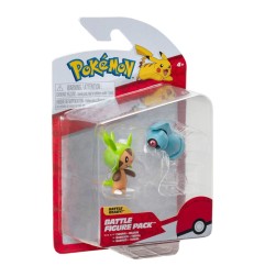 Pokémon - Pack 2 figurines Battle Figure First Partner Set Marisson, Terhal 5 cm