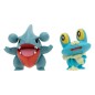 Pokémon - Pack 2 figurines Battle Figure First Partner Set Griknot, Grenousse 5 cm