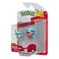 Pokémon - Pack 2 figurines Battle Figure First Partner Set Griknot, Grenousse 5 cm
