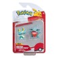 Pokémon - Pack 2 figurines Battle Figure First Partner Set Griknot, Grenousse 5 cm
