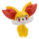 Pokémon - Pack 2 figurines Battle Figure First Partner Set Feunnec, Manzaï 5 cm
