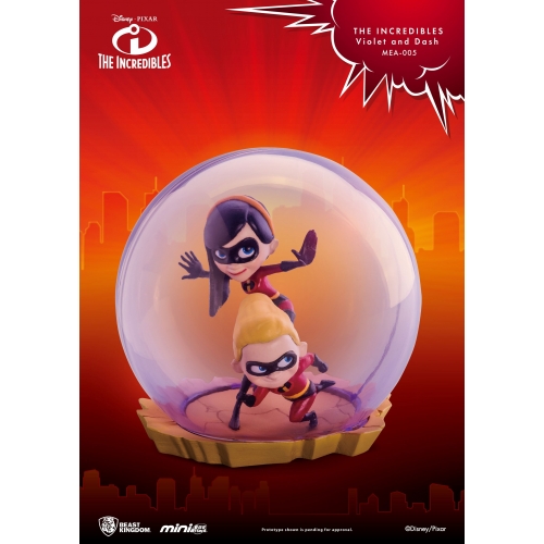 Les Indestructibles - Figurine Mini Egg Attack Violet & Dash 8 cm