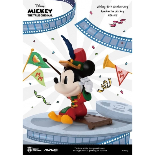 Disney - Figurine Mickey Mouse 90th Anniversary Mini Egg Attack Conductor Mickey 9 cm
