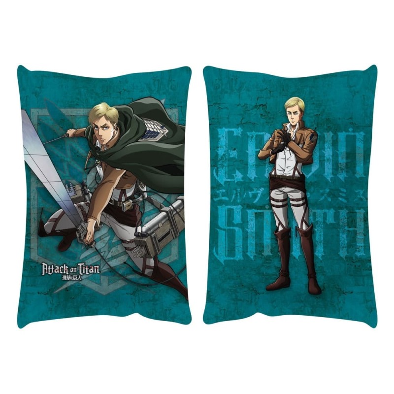 L'Attaque des Titans - Attack on Titan oreiller Erwin Smith 50 x 35 cm