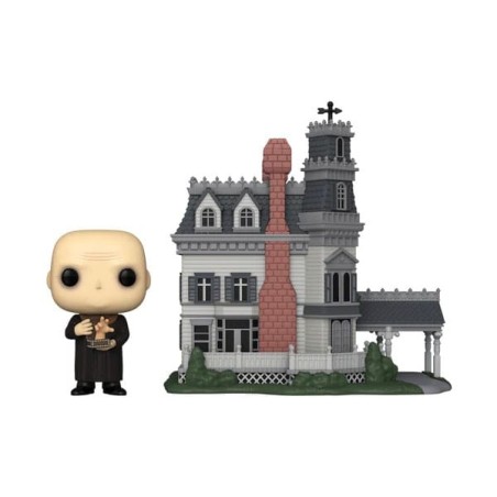 La Famille Addams - The Addams Family POP! Town Vinyl figurine Addams Home w/Uncle Fester 9 cm
