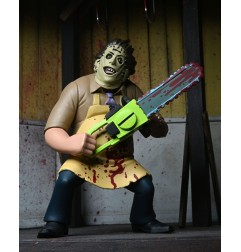 Massacre à la tronçonneuse - Texas Chainsaw Massacre Toony Terrors figurine 50th Anniversary Leatherface (Bloody) 15 cm