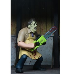 Massacre à la tronçonneuse - Texas Chainsaw Massacre Toony Terrors figurine 50th Anniversary Leatherface (Bloody) 15 cm