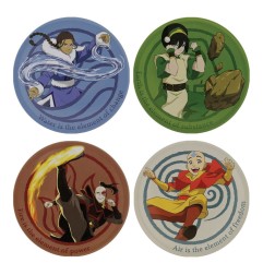 Avatar, le dernier maître de l'air - Pack 4 sous-verres