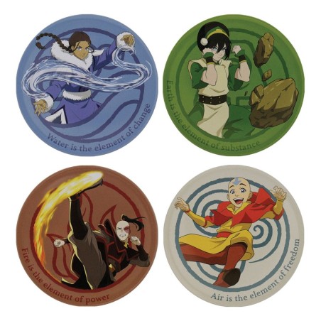 Avatar, le dernier maître de l'air - Pack 4 sous-verres