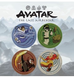 Avatar, le dernier maître de l'air - Pack 4 sous-verres