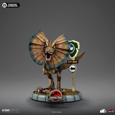 Jurassic Park - Figurine Mini Co. Dilophosaurus 12 cm
