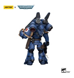 Warhammer - 40k figurine 1/18 Ultramarines Jump Pack Intercessors Sergeant With Plasma Pistol And Power Sword 12 cm