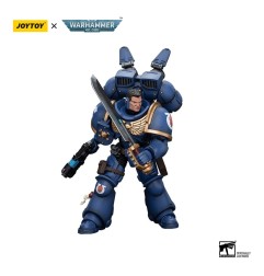 Warhammer - 40k figurine 1/18 Ultramarines Jump Pack Intercessors Sergeant With Plasma Pistol And Power Sword 12 cm