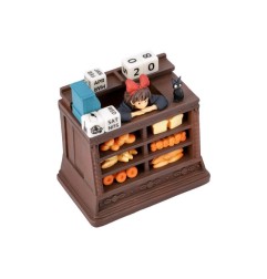 Kiki la petite sorcière - Statuette Three-wheeler Diorama / Calendar Kiki Salesclerk 11 cm