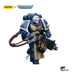 Warhammer 40k - Figurine 1/18 Ultramarines Sternguard Veteran avec Heavy Bolter 12 cm