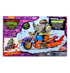 Les Tortues Ninja - Figurine Chopper avec Rocksteady