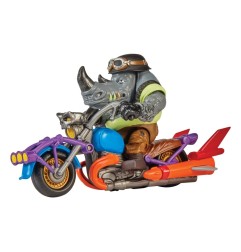 Tortues Ninja - Figurine Chopper mit Rocksteady