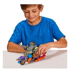 Tortues Ninja - Figurine Chopper mit Rocksteady