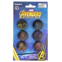 Avengers Infinity War - Pack 6 badges Lenticular
