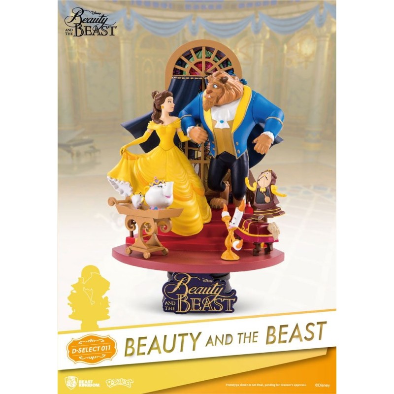 Disney - La Belle et la Bête diorama PVC D-Select 15 cm