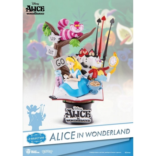 Disney - Diorama Alice au pays des merveilles D-Select 15 cm