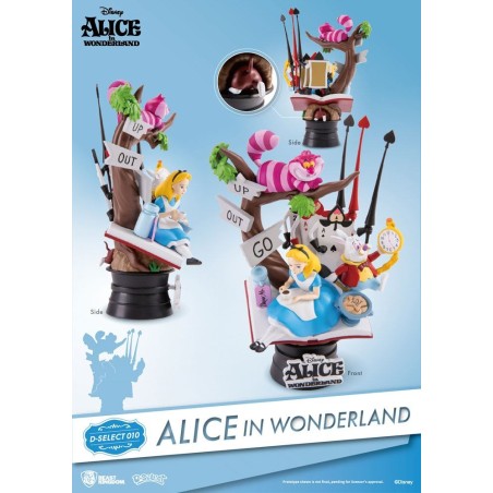 Disney - Diorama Alice au pays des merveilles D-Select 15 cm