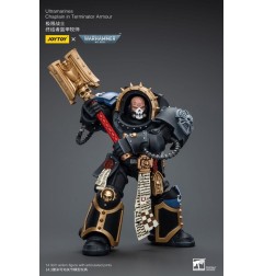 Warhammer 40k - Figurine 1/18 Ultramarines Chaplain in Terminator Armour 12 cm