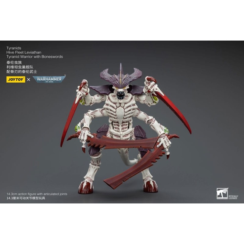 Warhammer - 40k figurine 1/18 Tyranids Hive Fleet Leviathan Tyranid Warrior with Boneswords 12 cm