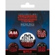 Stranger Things - Pack 5 badges Characters