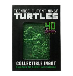 Tortues Ninja - Lingot 40th Anniversary Green Limited Edition