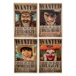 One Piece - 4 pack aimants Wanted One Piece - 4 pack aimants Wanted
