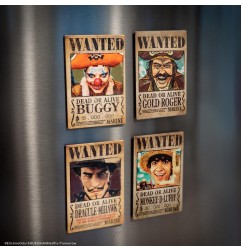 One Piece - 4 pack aimants Wanted