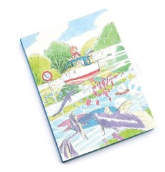 Ponyo sur la falaise - Ponyo Carnet de croquis Ponyo & Sosuke Flexi