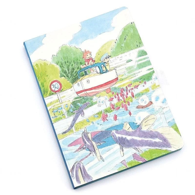 Ponyo sur la falaise - Ponyo Carnet de croquis Ponyo & Sosuke Flexi