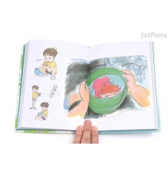 Ponyo sur la falaise - Carnet de croquis Ponyo & Sosuke Flexi