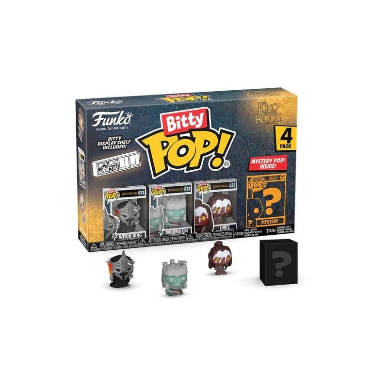 Le Seigneur des Anneaux - Le Seigneur des anneaux pack 4 figurines Bitty POP! Vinyl Witch King 2,5 cm