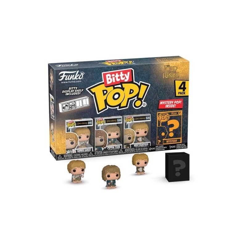 Le Seigneur des Anneaux - Le Seigneur des anneaux pack 4 figurines Bitty POP! Vinyl Samwise 2,5 cm